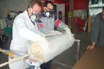 Abreissgewebe (Peel Ply) aufbringen