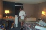 Back in the hotel prepping