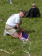 Packing the main chute with the 