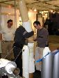 Die oberen Teile werden zusammengesteckt / Fitting the upper parts together
